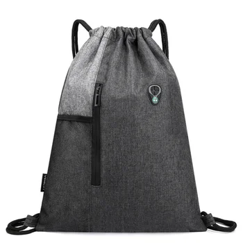 Könnyű csomagolható hátizsák Divat alkalmi Uniszex csomag kötél Sport hátizsák Iskolai táskák Utazás strandtáskák férfiaknak Nők Kék