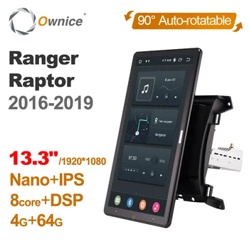 a Ford Ranger Raptor 2016 - 2019 autórádióhoz 1din Ownice Android 10.0 autó Auto Audio Video System Unit HDMI 13,3 hüvelykes 1920 * 1080