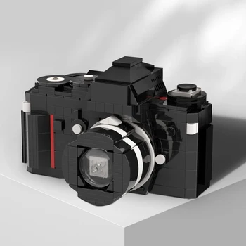 Gobricks MOC digitális fényképezőgép F3 35mm SLR építőelem készlet SLR fényképezőgép modell Oktatás Kocka játékok gyerekeknek születésnapi ajándék
