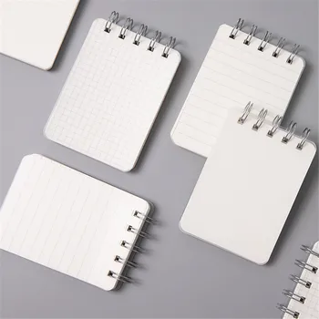 1Pc Mini vázlatfüzet iskolai kellékekhez 80 oldalas jegyzetfüzet Word Line Mini Memo Pad tekercs notebook
