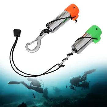  búvárkodás biztonsági tartály jelzőrázó csörgő zaj készítő rozsdamentes acél víz alatti csörgő víz alatti búvár kommunikációs bot