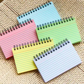4db notebook tekercs tervezési napló jegyzetfüzet sima írás színes szabályos jegyzetlapok tanulmányi irodai iskola számára