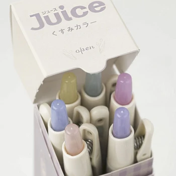Juice toll nyomja meg a semleges tollat Második pillanat tejszínkorlát a diákok számára a rendelkezésre álló Kawaii iskolai kellékek zselés toll írásához