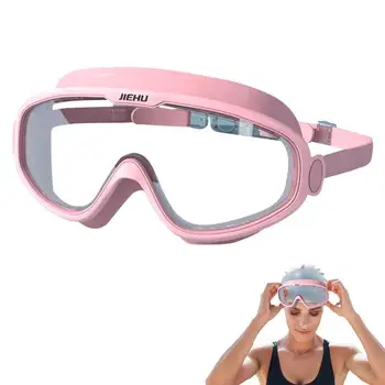 Úszószemüveg felnőtt UV szivárgásmentes Big Frame felnőtt úszószemüveg Kényelmes úszószemüveg páramentesítő UV-gátlóval férfiaknak