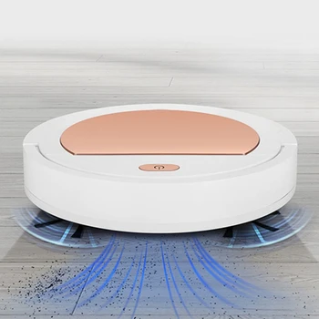 Intelligens robotporszívó Erős szívó USB töltés Kemény padló és szőnyeg tisztítása Intelligens seprőgép minden kemény padlóhoz 5