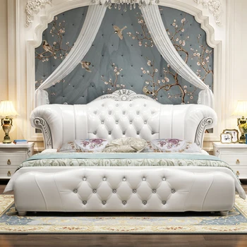 Éjjeliszekrények Luxus ágy Modern egyedi tároló Alvóágy Fejfa keret matrac Cabeceiras Para Cama hálószoba bútor