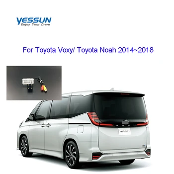  autó Tolatókamera Toyota Voxy / Toyota Noah 2014 ~ 2018 CCD biztonsági éjjellátó autó revese / rendszámtábla kamera / hátsó kamera