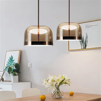Egyenlítő Poulsen fény Olaszország Designer lámpák Modern üveg lámpabúra Étkező dekoráció Tetőtér dekoráció Luxus fény