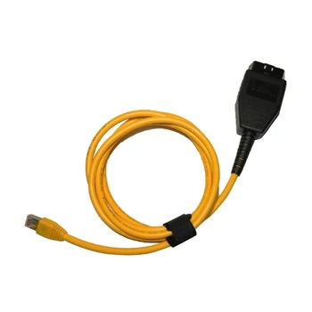 Enet OBD2 RJ45 kábel, Ethernet kábel RJ45 Ethernet csatlakozó Eszközök az OBDII interfészekhez Kábelautó diagnosztikai kódolás LX0E 5