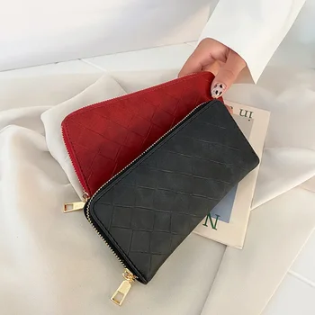 Új hosszú stílusú temperamentum mobil pénztárca divatpénztárca női kézi táska könnyű kártyatáska Egyszerű divat
