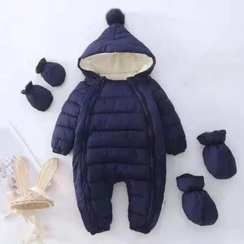 2023 új divat Ősz Tél romper csecsemő ruhák újszülöttek jumpsuit kisfiú lány hó overallok gyerekeknek öltöny hóruha