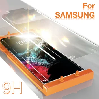 Samsung S23 S22 S21 S20 készülékekhez Samsung Note 20 10 9 Ultra PLUS képernyővédő fólia Galaxy robbanásbiztos, nem edzett üveg