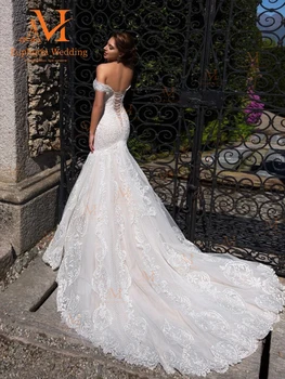 Vestidos De Novia esküvői ruha női köntösnek Mariee Casamento 2023 Boda virágmintás sellő polgári menyasszony ujjatlan hát nélküli 1