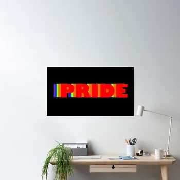szivárvány Pride poszter dekoráció Modern fali nyomda Vintage Home Art falfestmény dekoráció Vicces festés Nincs keret