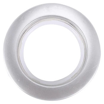 50 csomag Függönytömítőgyűrű, belső átmérő 43 mm-es függönyfűzőgyűrűk nanoméretű, alacsony zajszintű római gyűrű (ezüst)
