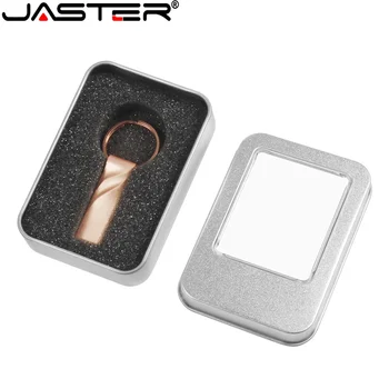 JASTER hullámos mintás fém USB flash meghajtók 128GB ingyenes egyedi logó Pen Drive 64GB Real Capacity Memory Stick 32GB üzleti ajándék