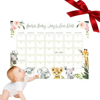 Baba esedékességi dátum előrejelzési naptár esedékesség dátumának előrejelzése vicces zuhany játék naptár jel emlék aranyos esedékesség dátuma baba naptár
