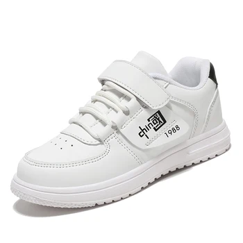 Hot Sale Gyerek bőr görkorcsolya Fehér cipők fiúknak Lányok Kültéri kényelmi sportcipők Gyermek csúszásmentes alkalmi sétacipők 0