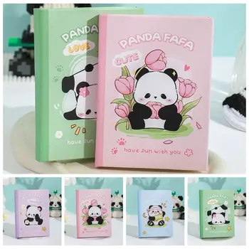 Hordozható Panda minta Memo naplótervező A7 Mini Pocket Notebook Üzleti jegyzettömb Napló jegyzetfüzet Diák írószer