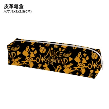Disney Alice Csodaországban H5541 Anime testreszabott kozmetikai táskák rajzfilm toll táska tároló kézitáska írószer ajándék