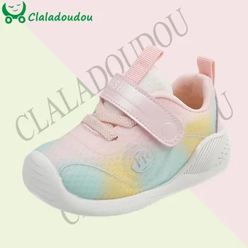 Claladoudou Csecsemő tavaszi sétálók 2024 Új divat sportcipők Toodler lányoknak Fiú puha talp 0-3 éves gyerek futócipő