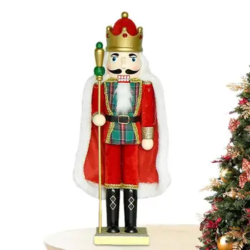 Diótörő karácsonyi dekoráció Fa karácsonyi díszek Diótörő figurák Kézzel festett karácsonyi diótörő figurák