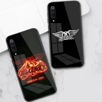 Aerosmith Rock Cool telefontok Xiaomi 13 12 11T 10 9 Redmi Note 12 11 10 10S Pro fekete PC üveg telefonborítóhoz