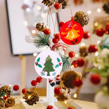 DIY karácsonyfa dekoráció szilikon forma kreatív Halloween medál UV epoxigyanta formák kézműves táska medál kulcstartó készítés 2