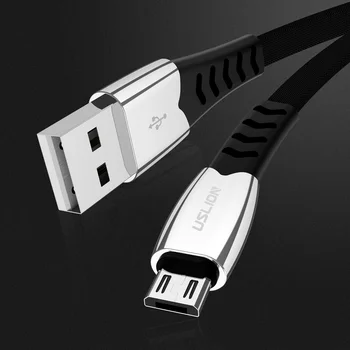 3A Micro USB kábel 0,3 m / 1 m / 1,8 m gyors töltés Micro USB adatkábel adatszinkronizálás USB töltő kábel Xiaomi Android mobiltelefonhoz