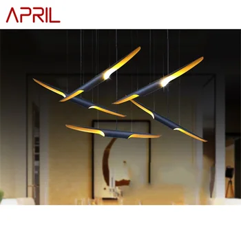 ÁPRILIS Posztmodern függőlámpa kreatív egyszerű LED lámpatestek otthoni dekoratív étkezőhöz