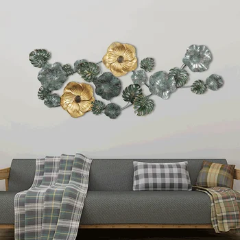 Kreatív kovácsoltvas fali dekoráció Retro medálfal Homestay nappali kanapé háttér dekoráció falra akasztható