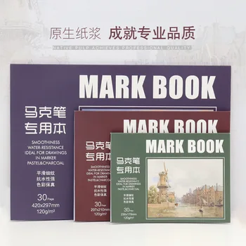 Mark Book Special Drawing Book A4/A3 Kézzel festett design Blank Drawing Graffiti Book Sketchbook for Painting Art kellékek
