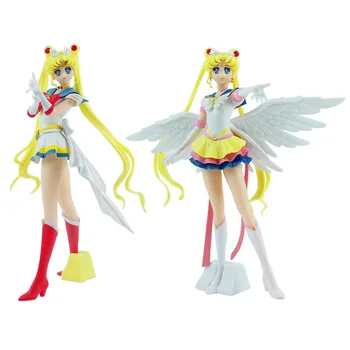 23cm Új Sailor Moon akciófigurák Model Toy Tsukino Usagi Tuxedo Anime Collection dekoráció dekoráció ajándék