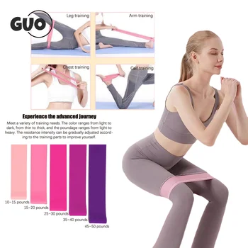 Hordozható jóga feszítőöv Fitness edzés Gumi ellenállási szalagok Pilates Guggoló fenék AIDS nyújtó tornaöv Jóga kiegészítők