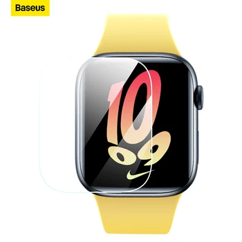 Baseus 2Pcs nano edzett üveg Apple Watch 8 7 6 SE SE2 5 4 képernyővédő fólia 40/41/44/45mm teljes lefedettségű védőfólia
