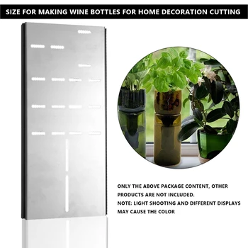  DIY üvegpalack vágógép állítható mérettel borospalackok készítéséhez lakberendezési vágáshoz 5