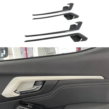 4Pcs autó belső ajtófogantyú tál fedél burkolat burkolat ajtó dekoratív panel keret ISUZU D-MAX 2021+ 4