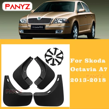 Autó sárfogó a Skoda Octavia Pro számára 2006-2019 2021 sárfogó fröccsenő védők sárfogó sárvédők sárvédő első hátsó stílus