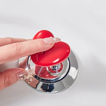 szív alakú WC-tapsaló Love WC-k Nyomja meg a gombot Fürdőszoba víztartály gombok Nyomókapcsoló fürdő dekoráció Körömvédő