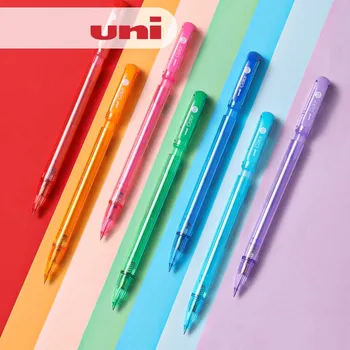 1Set Japan UNI Color mechanikus ceruza/ólom/radír 7Colors M5-102C diákkellékek