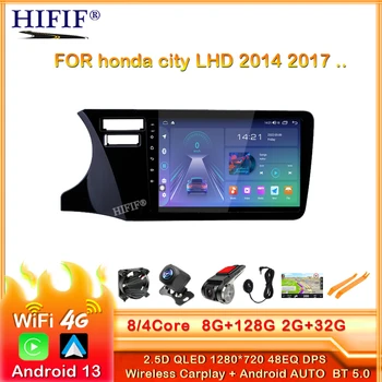Android 13 WINCE Bluetooth GPS autós rádiólejátszó HONDA CITY 2014 LHD 2G 16G MP3 MP4 Wifi jármű multimédia