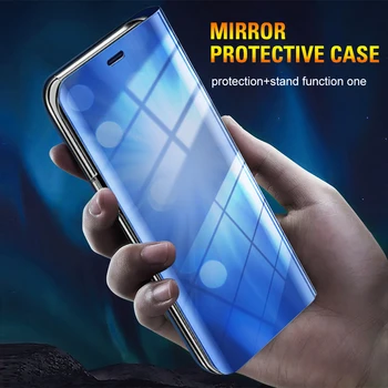 Samsung Galaxy M52 5G Case intelligens tükör flip fedél Samsung M52 készülékhez Samsun Galaxi M 52 52M 5G 6.7