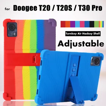 Doogee T20 T20S 10.4 hüvelykes borító tabletta ütésálló tok puha szilikon állítható állványhéj Doogee T30 Pro 11 készülékhez