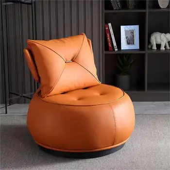 Forgatható Modern nappali szék háttámla Ergonomikus hálószobai szék társalgó Egyszemélyes artikulók Para El Hogar Nordic bútorok