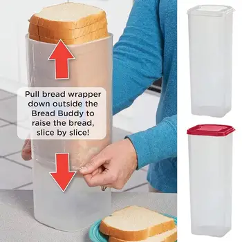 Tartós kenyértároló doboz légmentesen záródó kenyértartó Snack kenyérkosár Konyha Élelmiszer-tároló Kenyértakarékos kenyérkenyér kenyér tároló tartály