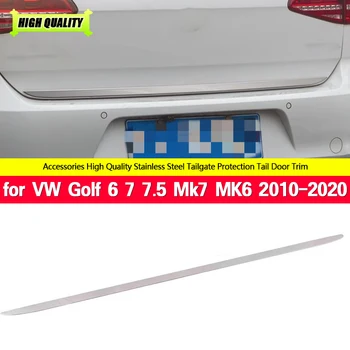 VW Volkswagen Golf 6 7 7.5 Mk7 MK7 2010-2020 hátsó csomagtartó ajtó fogantyú fedél Hátsó kapu kárpit Matrica stílus Automatikus kiegészítők