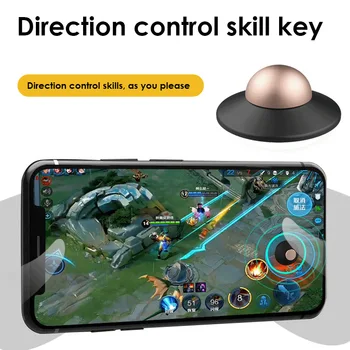 1 ~ 5DBS hordozható kerek játék joystick billenőkapcsoló szopós tabletta mosható gomb Mini vezérlő kerek mobiltelefonhoz Tabletta szívás