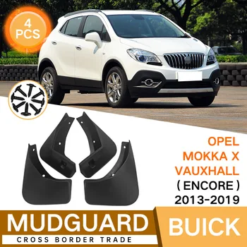 MudFlaps FOR BUICK Opel Mokka X Vauxhall Encore 2013-2019 Autósárvédő szett alkatrészek Első hátsó sárfogó Autóipari kiegészítők