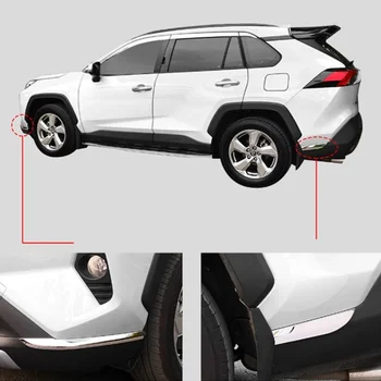  Első és hátsó oldalsó lökhárító burkolat Toyota RAV4 2019 2020 2021 -23 autó stílus sarok Spilitter szalag burkolat védő tartozékok
