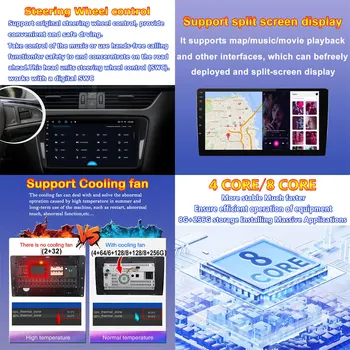 Android 13 Auto Carplay Peugeot 408-hoz Peugeot 308-hoz 308 SW autórádió multimédia lejátszó 9'' 4G LTE GPS navigáció DSP 5G WIFI 2